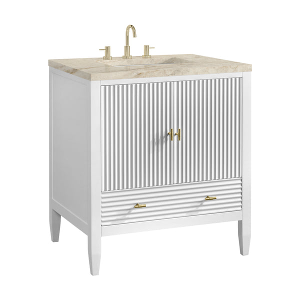 James Martin Myrrin 30" Single Vanity with 3 CM Countertop