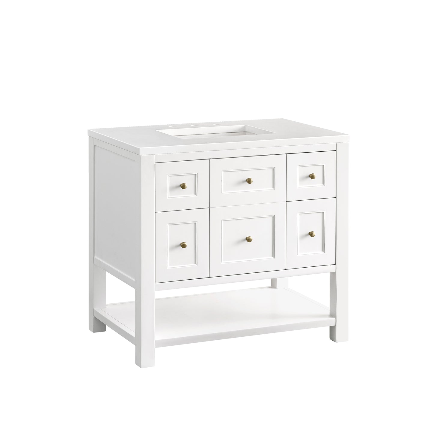 James Martin Breckenridge 36" Single Vanity w/ 3CM Countertop