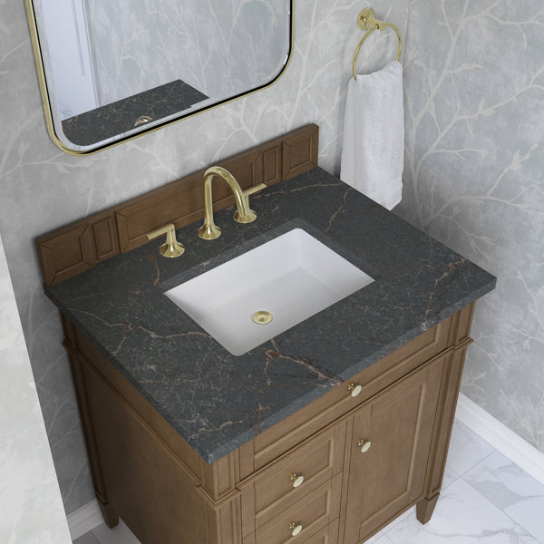 James Martin Brittany 30" Single Vanity with 3 CM Countertop