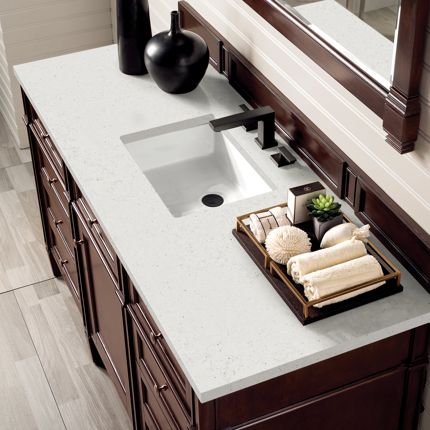 James Martin Brittany 60" Single Vanity with 3 CM Countertop