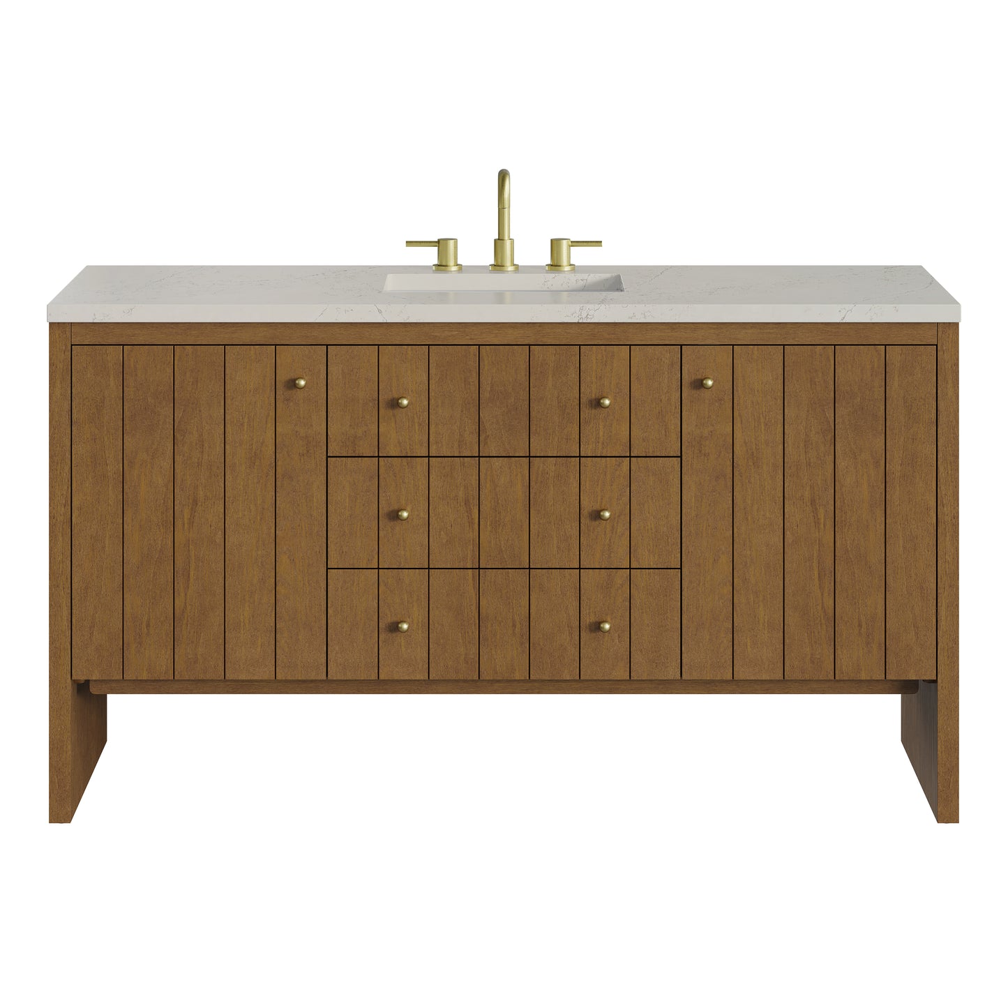 James Martin Hudson 60" Single Vanity with 3 CM Countertop