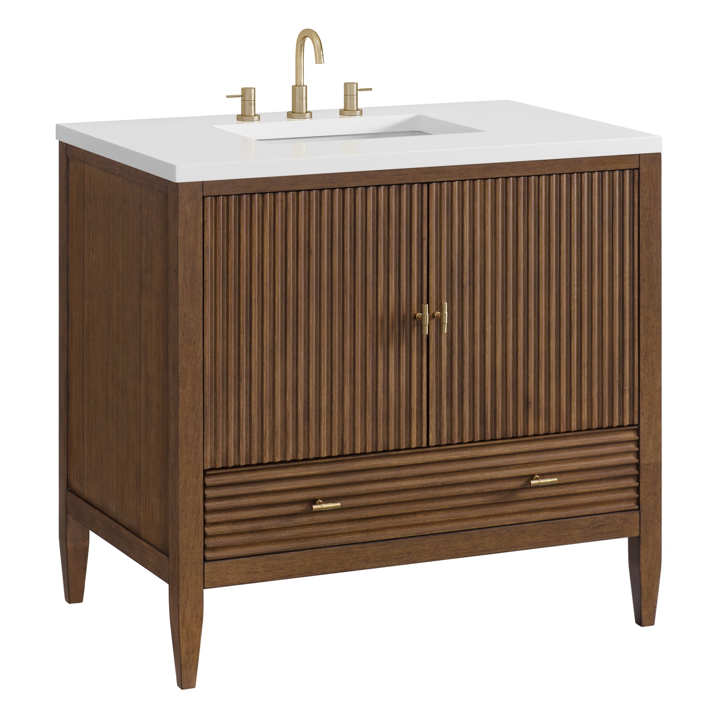 James Martin Myrrin 36" Single Vanity with 3 CM Countertop