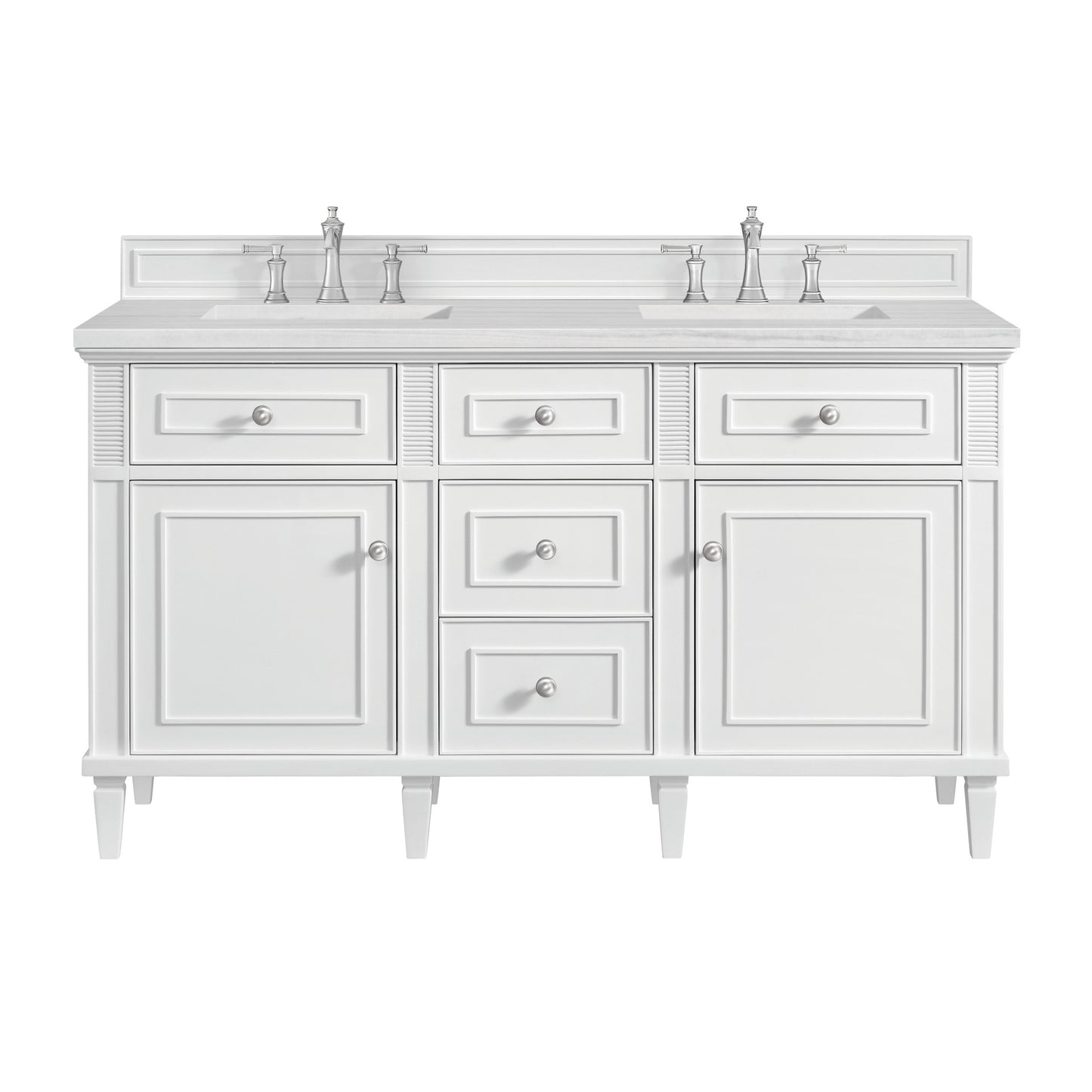 James Martin 60" Lorelai Double Vanity - Luxe Bathroom Vanities