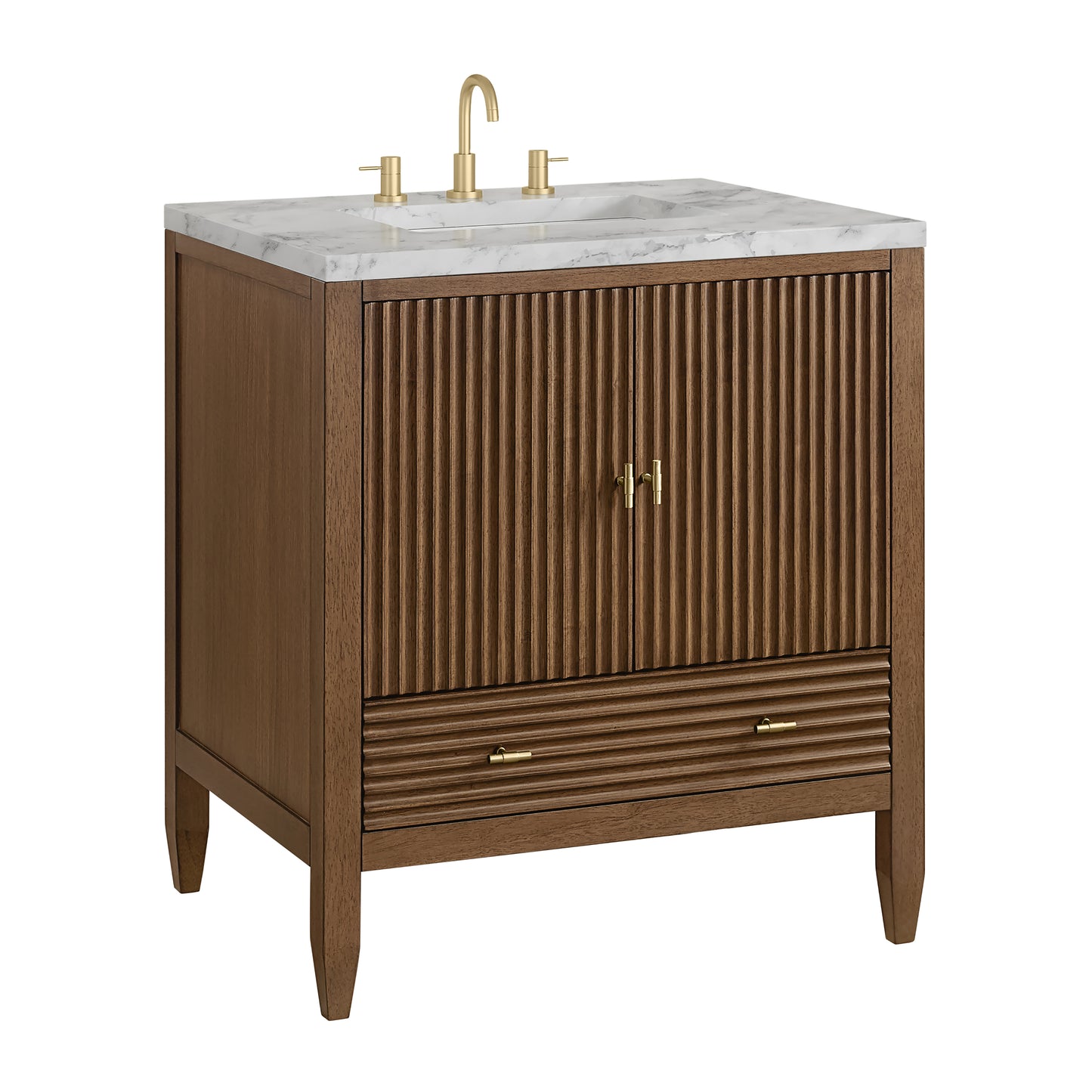 James Martin Myrrin 30" Single Vanity with 3 CM Countertop