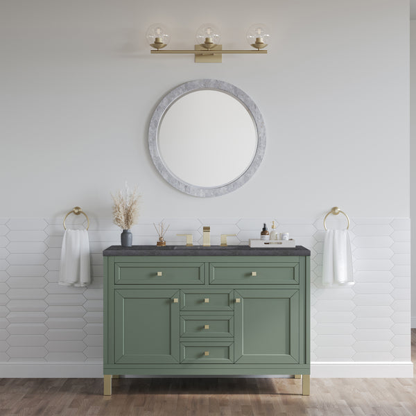 James Martin Chicago 48" Single Vanity with 3 CM Countertop