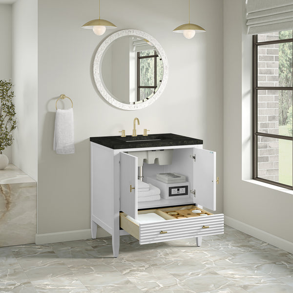 James Martin Myrrin 30" Single Vanity with 3 CM Countertop