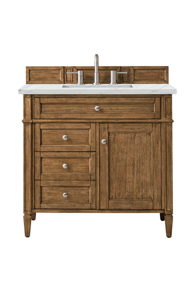 James Martin Brittany 36" Single Vanity with 3 Countertop