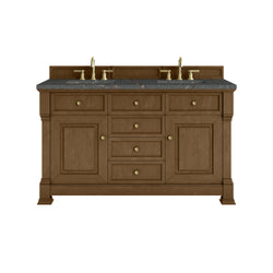 James Martin Brookfield 60" Double Vanity with 3 CM Countertop & FreePower Wireless Charger