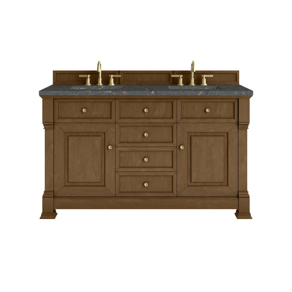 James Martin Brookfield 60" Double Vanity with 3 CM Countertop & FreePower Wireless Charger