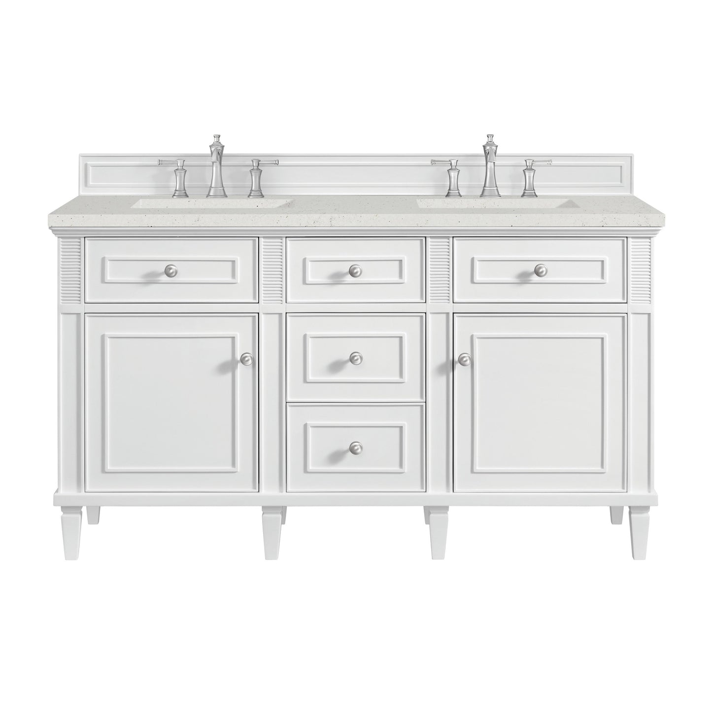 James Martin 60" Lorelai Double Vanity - Luxe Bathroom Vanities