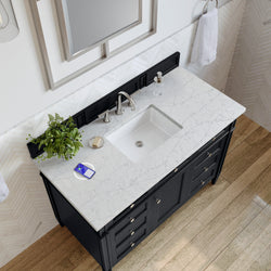 James Martin Brittany 48" Single Vanity with 3 CM Countertop & FreePower Wireless Charger