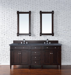 James Martin Brittany 72" Double Vanity with 3 CM Countertop