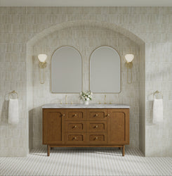 James Martin Laurent 60" Double Vanity with 3 CM Countertop