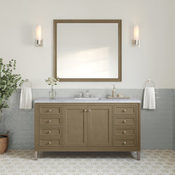 James Martin Chicago 60" Single Vanity with 3 CM Countertop