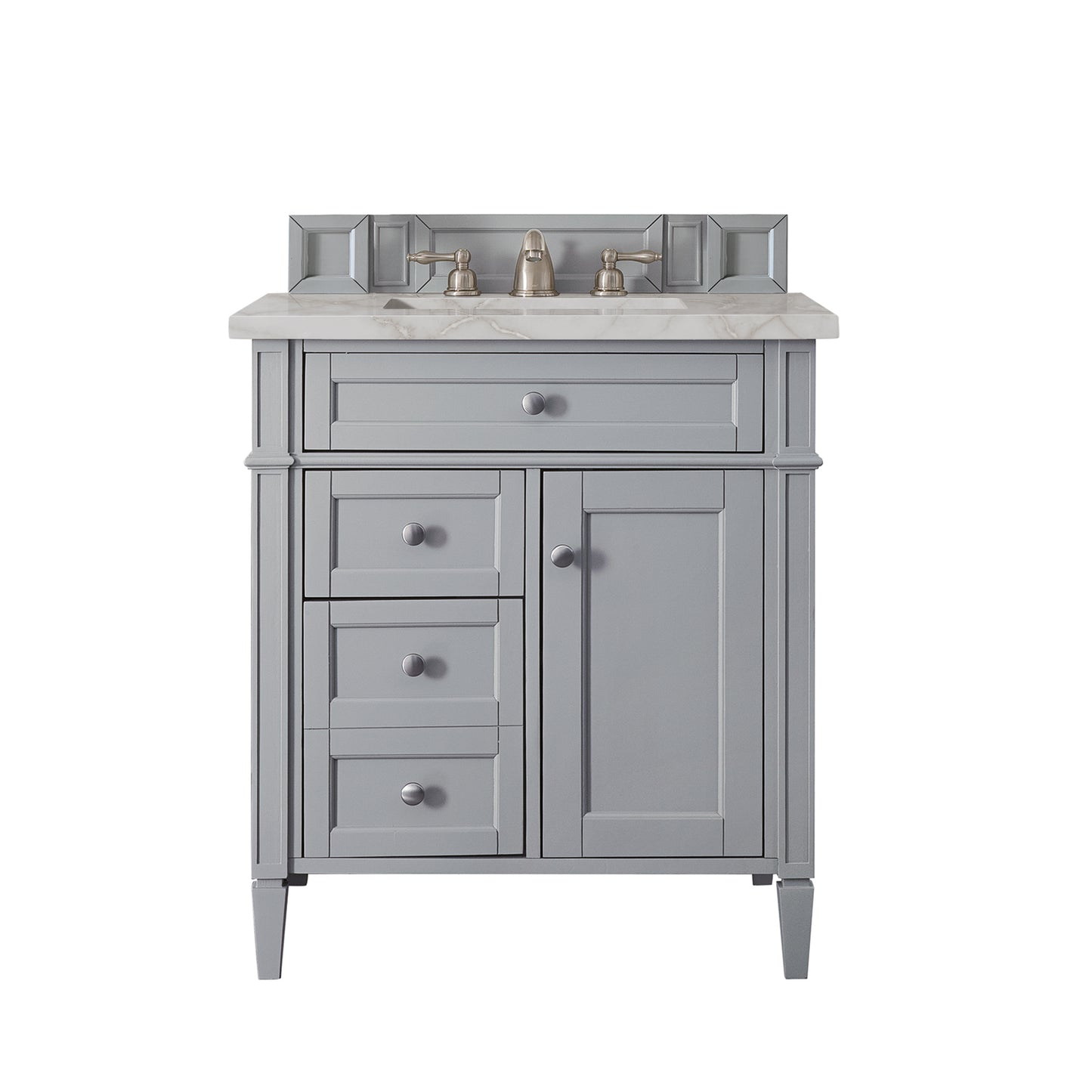 James Martin Brittany 30" Single Vanity with 3 CM Countertop