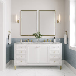 James Martin Chicago 60" Double Vanity with 3 CM Countertop