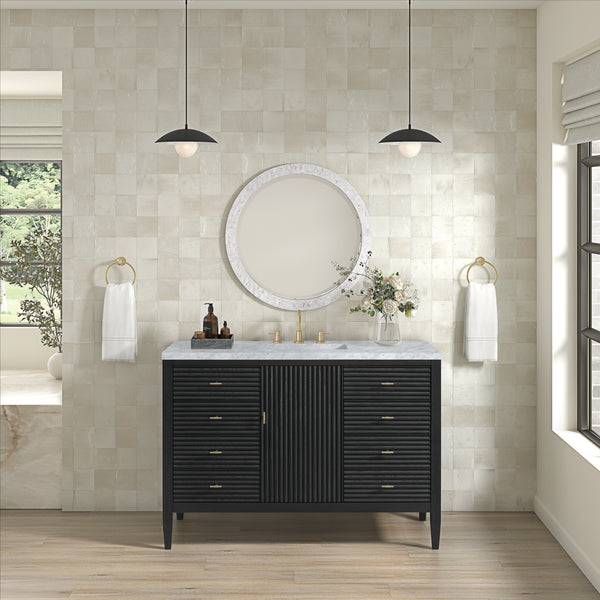 James Martin Myrrin 48" Single Vanity with 3 CM Countertop