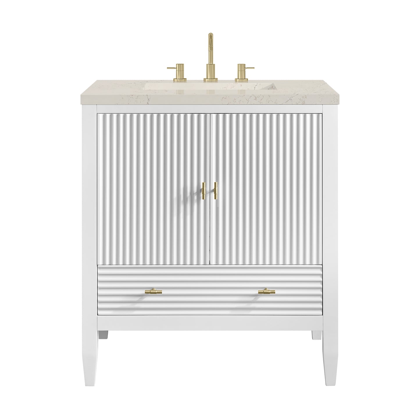 James Martin Myrrin 30" Single Vanity with 3 CM Countertop