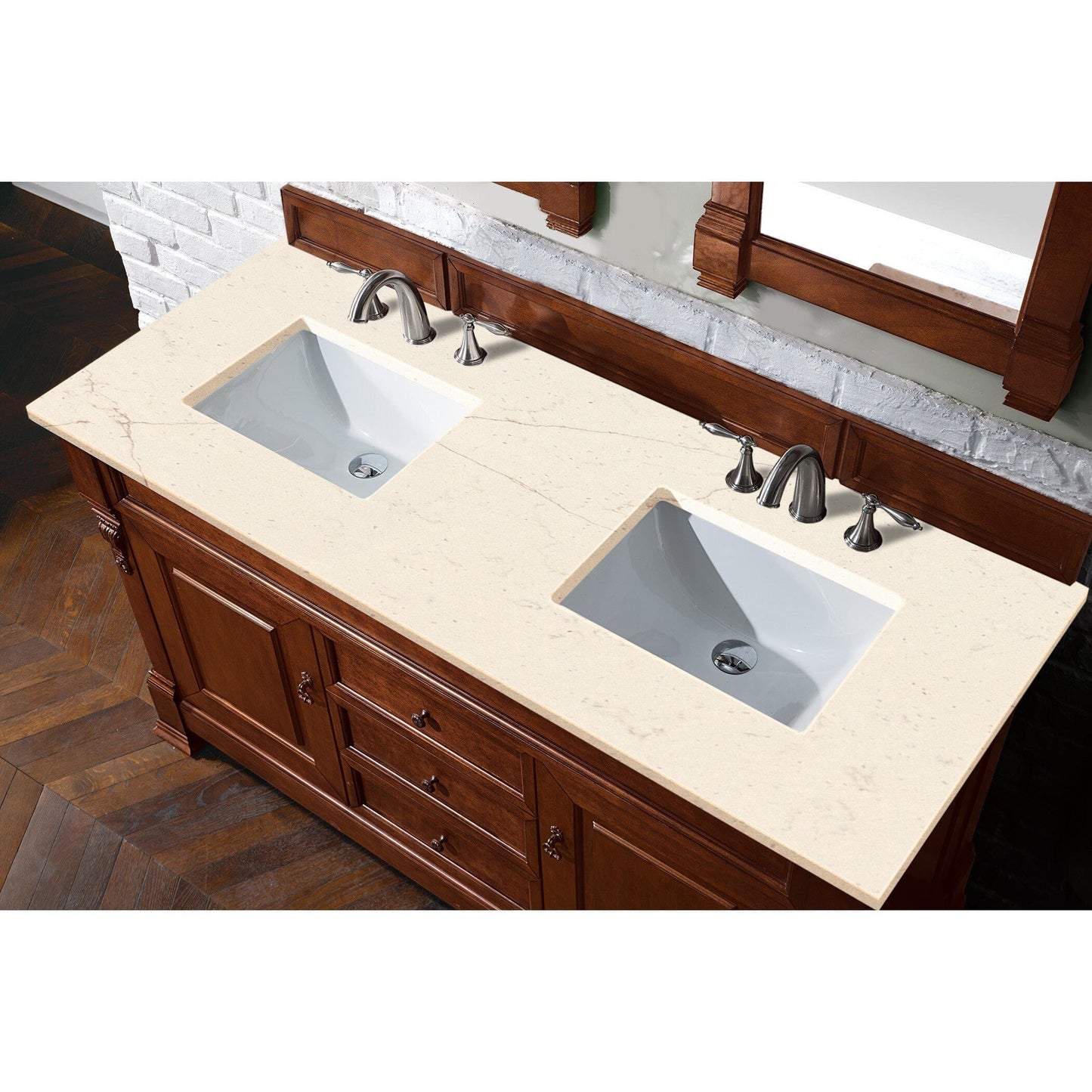 James Martin Brookfield 60" Double Vanity Vanities James Martin 