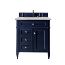 James Martin Brittany 30" Single Vanity with 3 CM Countertop