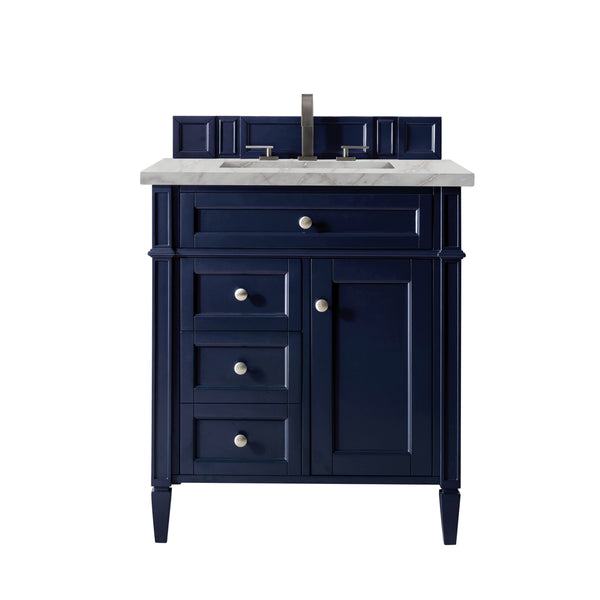 James Martin Brittany 30" Single Vanity with 3 CM Countertop