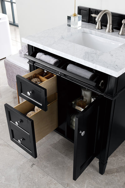 James Martin Brittany 30" Single Vanity with 3 CM Countertop