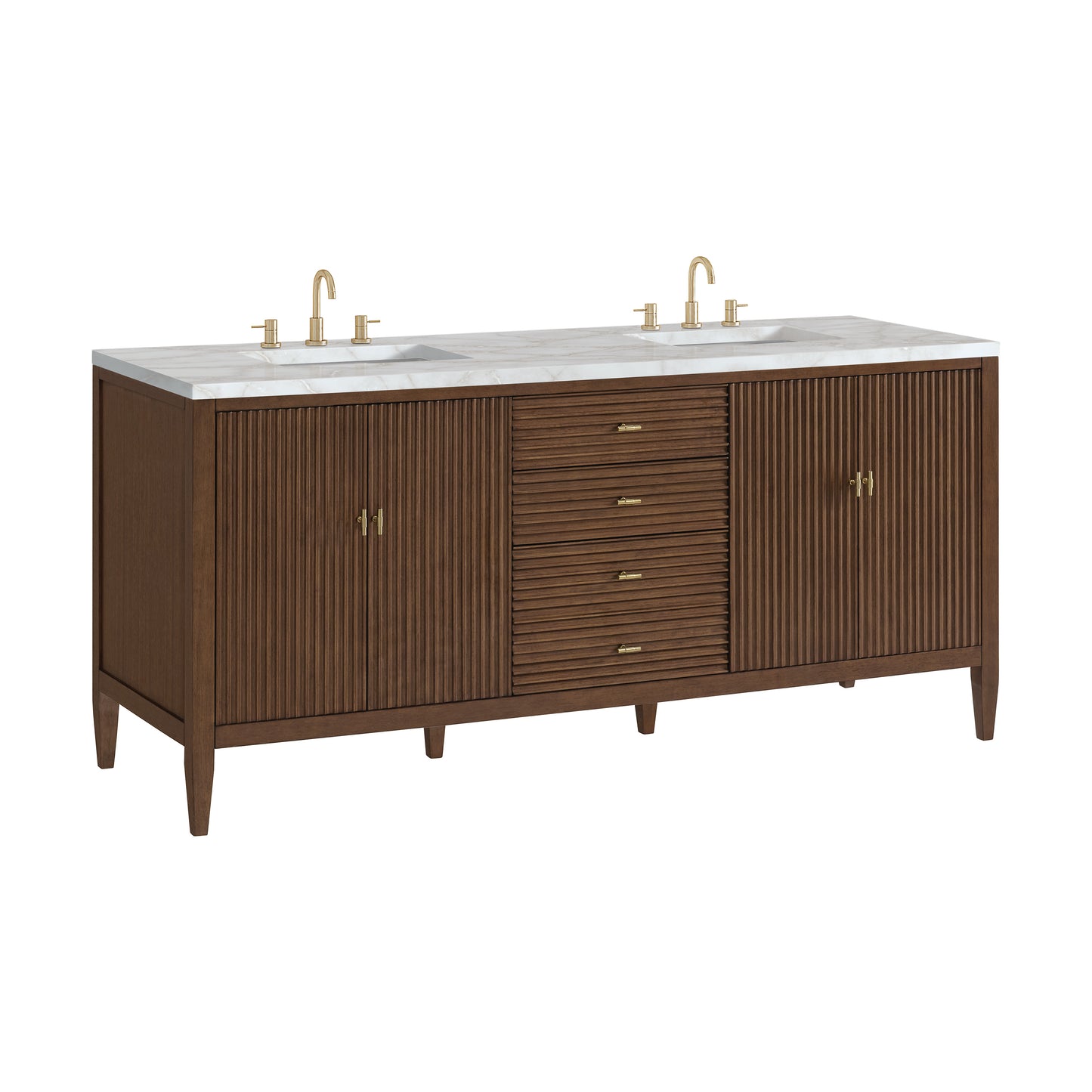 James Martin Myrrin 72" Double Vanity with 3 CM Countertop