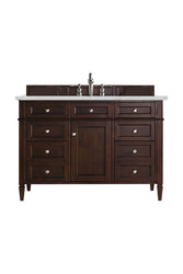 James Martin Brittany 48" Single Vanity with 3 CM Countertop & FreePower Wireless Charger