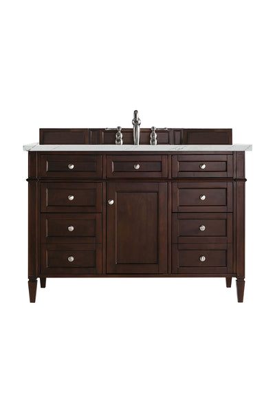 James Martin Brittany 48" Single Vanity with 3 CM Countertop & FreePower Wireless Charger