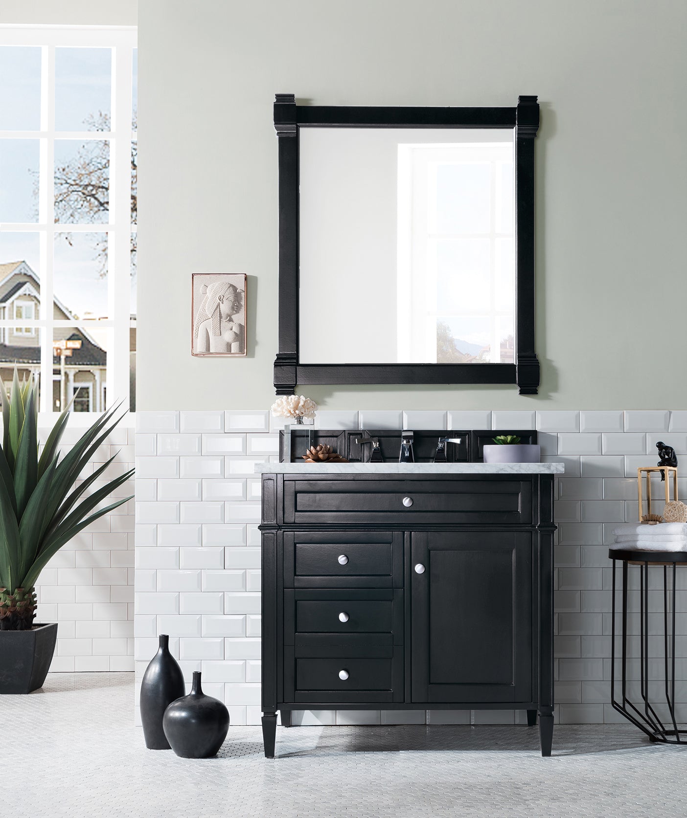 James Martin Brittany 36" Single Vanity with 3 Countertop