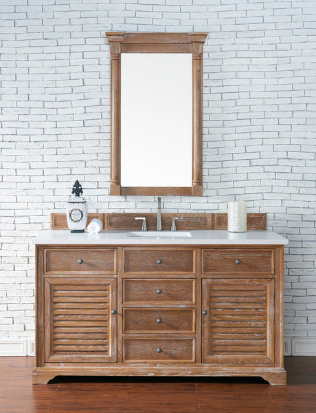 James Martin Savannah 60" Single Vanity with 3 CM Countertop - Luxe Bathroom Vanities