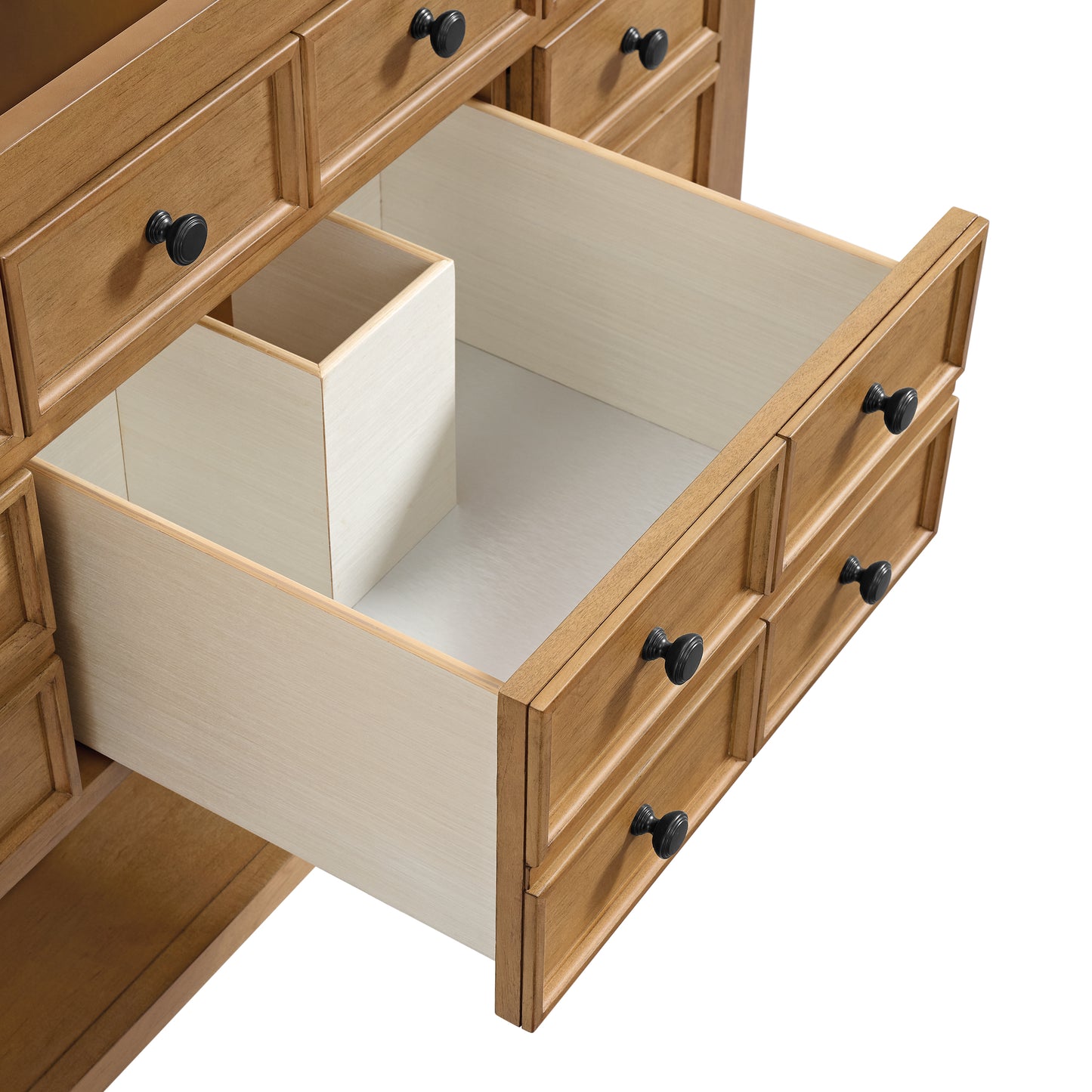 James Martin Malibu 48" Single Vanity, Amber Birch w/ 3 CM Counter Top - Luxe Bathroom Vanities