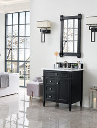 James Martin Brittany 30" Single Vanity with 3 CM Countertop