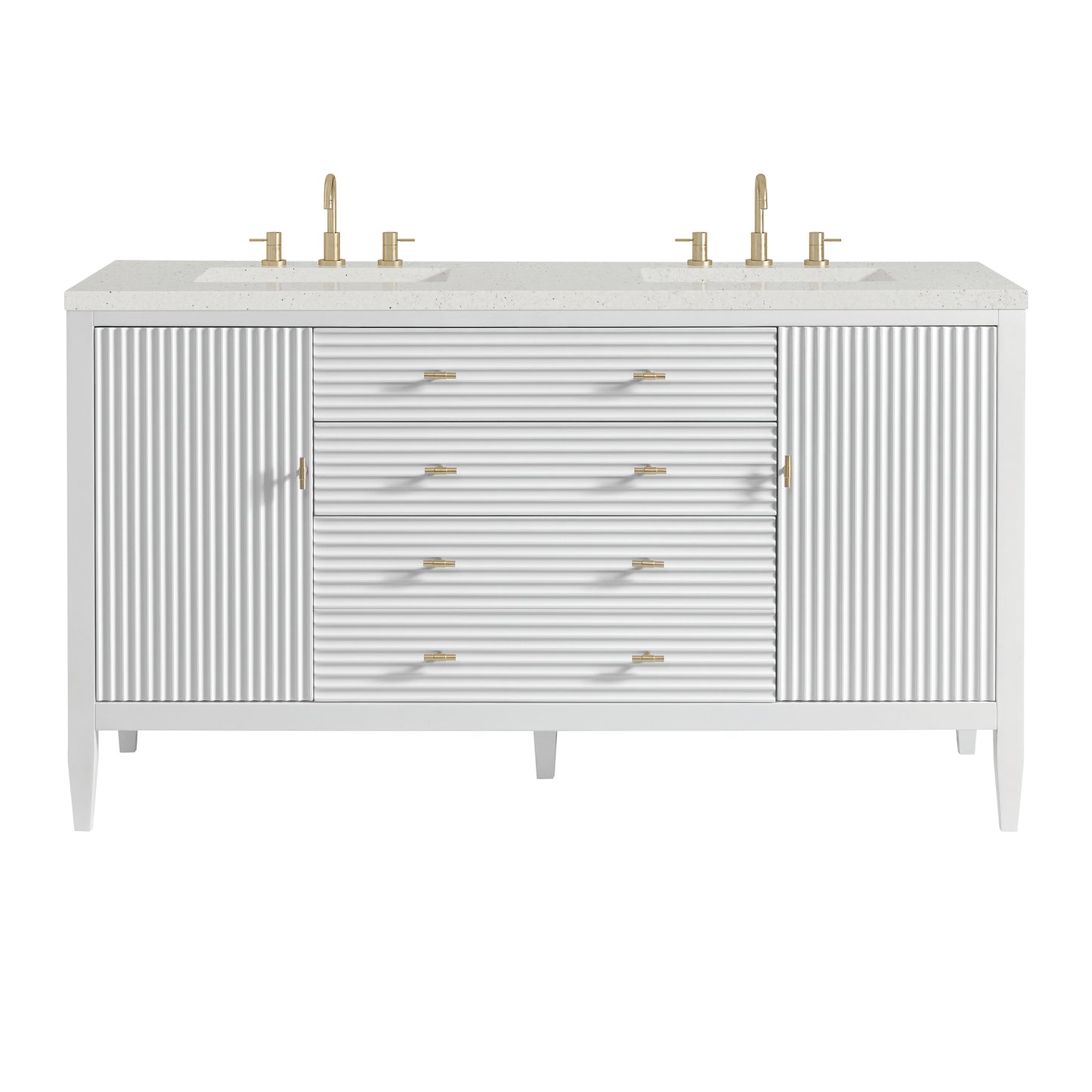 James Martin Myrrin 60" Double Vanity with 3 CM Countertop