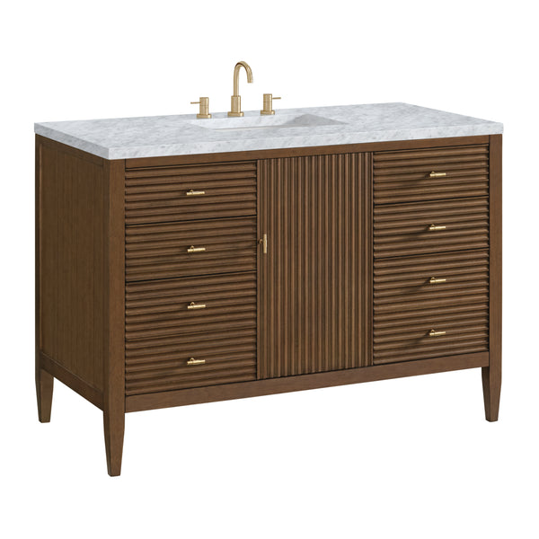 James Martin Myrrin 48" Single Vanity with 3 CM Countertop
