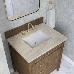 James Martin Brittany 30" Single Vanity with 3 CM Countertop