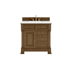 James Martin Brookfield 36" Single Vanity with 3 CM Countertop - Luxe Bathroom Vanities