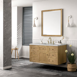 James Martin Laurent 48" Single Vanity with 3 CM Countertop & FreePower Wireless Charger