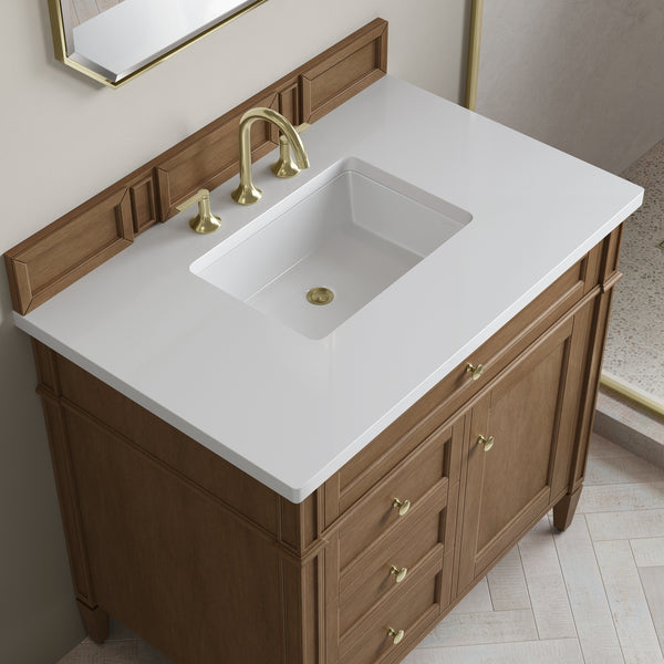 James Martin Brittany 36" Single Vanity with 3 Countertop