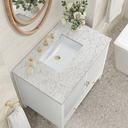 James Martin Myrrin 36" Single Vanity with 3 CM Countertop