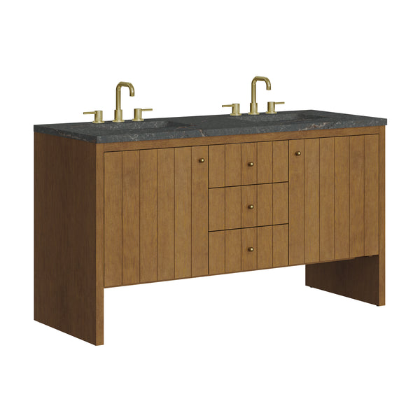 James Martin Hudson 60" Double Vanity with 3 CM Countertop