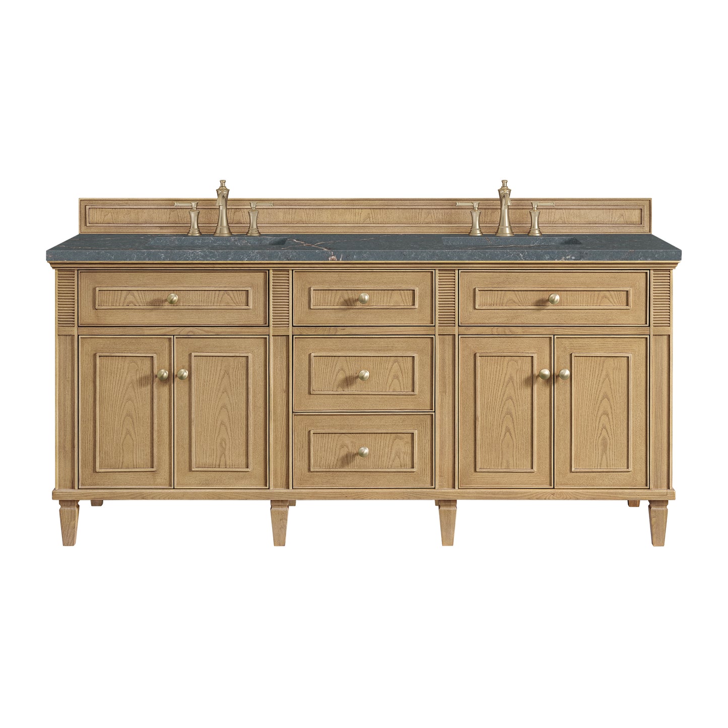 James Martin Lorelai 72" Double Vanity with 3 CM Countertop & FreePower Wireless Charger