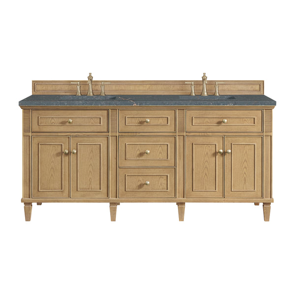 James Martin Lorelai 72" Double Vanity with 3 CM Countertop & FreePower Wireless Charger