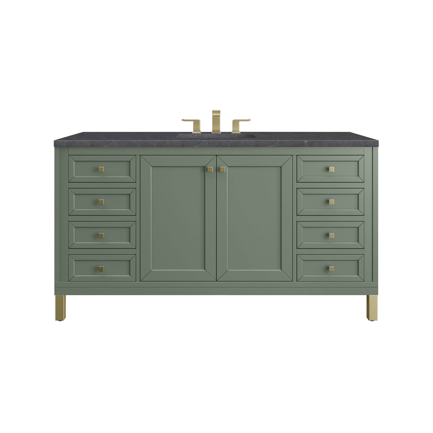 James Martin Chicago 60" Single Vanity with 3 CM Countertop