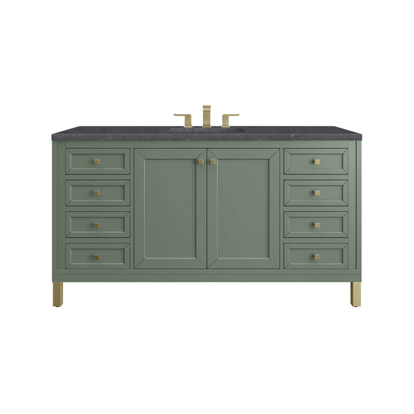 James Martin Chicago 60" Single Vanity with 3 CM Countertop