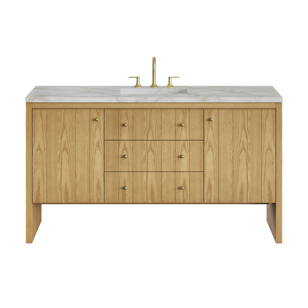 James Martin Hudson 60" Single Vanity with 3 CM Countertop