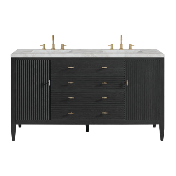 James Martin Myrrin 60" Double Vanity with 3 CM Countertop