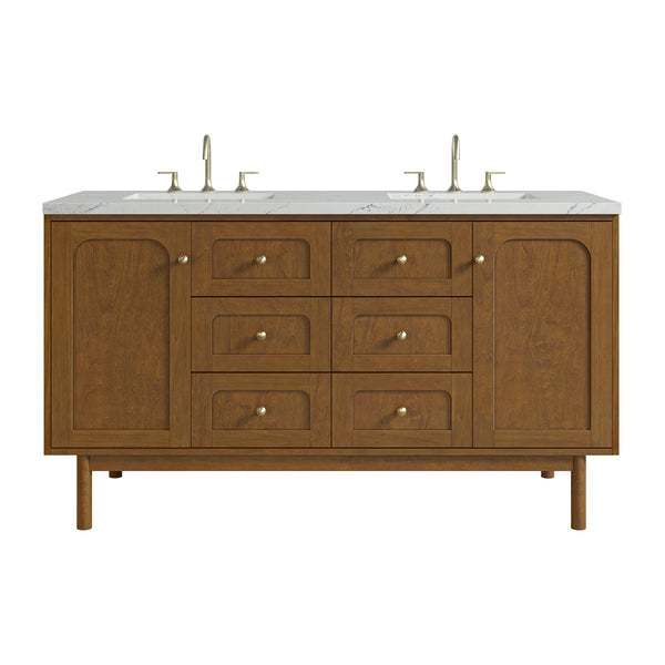James Martin Laurent 60" Double Vanity with 3 CM Countertop