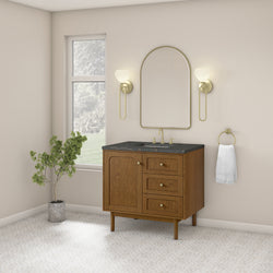 James Martin Laurent 36" Single Vanity with 3 CM Countertop