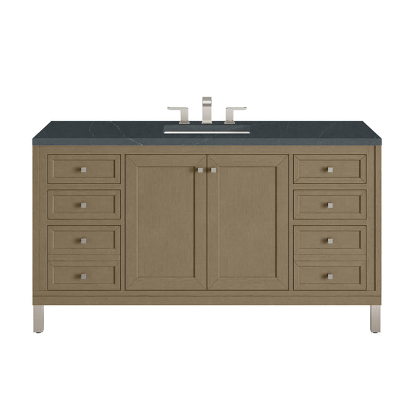 James Martin Chicago 60" Single Vanity with 3 CM Countertop